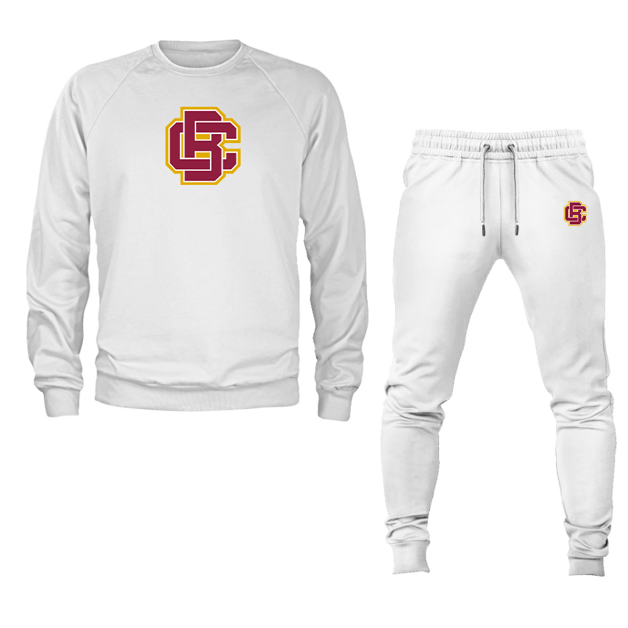 Men's  Bethune Cookman Wildcats Crewneck Sweatshirt Joggers Suit