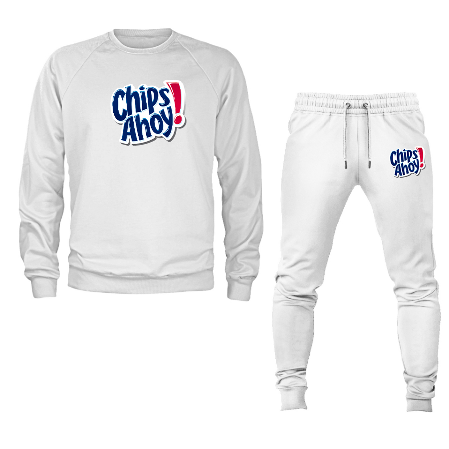 Men's Chips Ahoy Crewneck Sweatshirt Joggers Suit