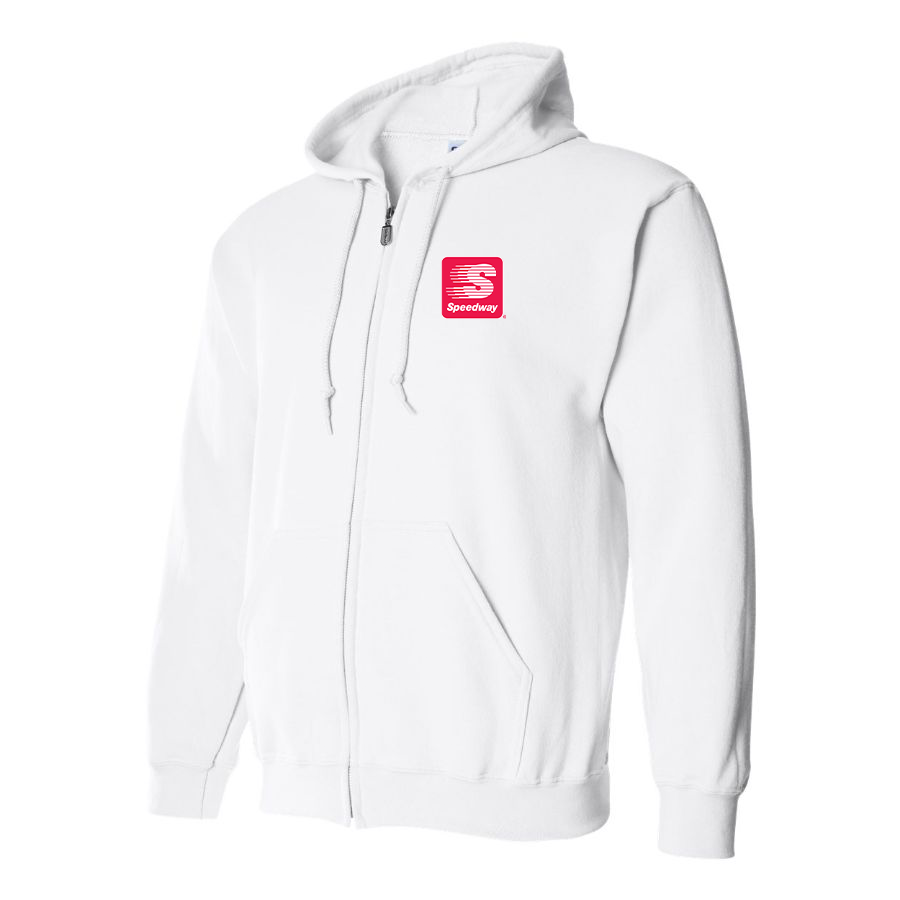 Men's Speedway Gas Station Logo Zipper Hoodie