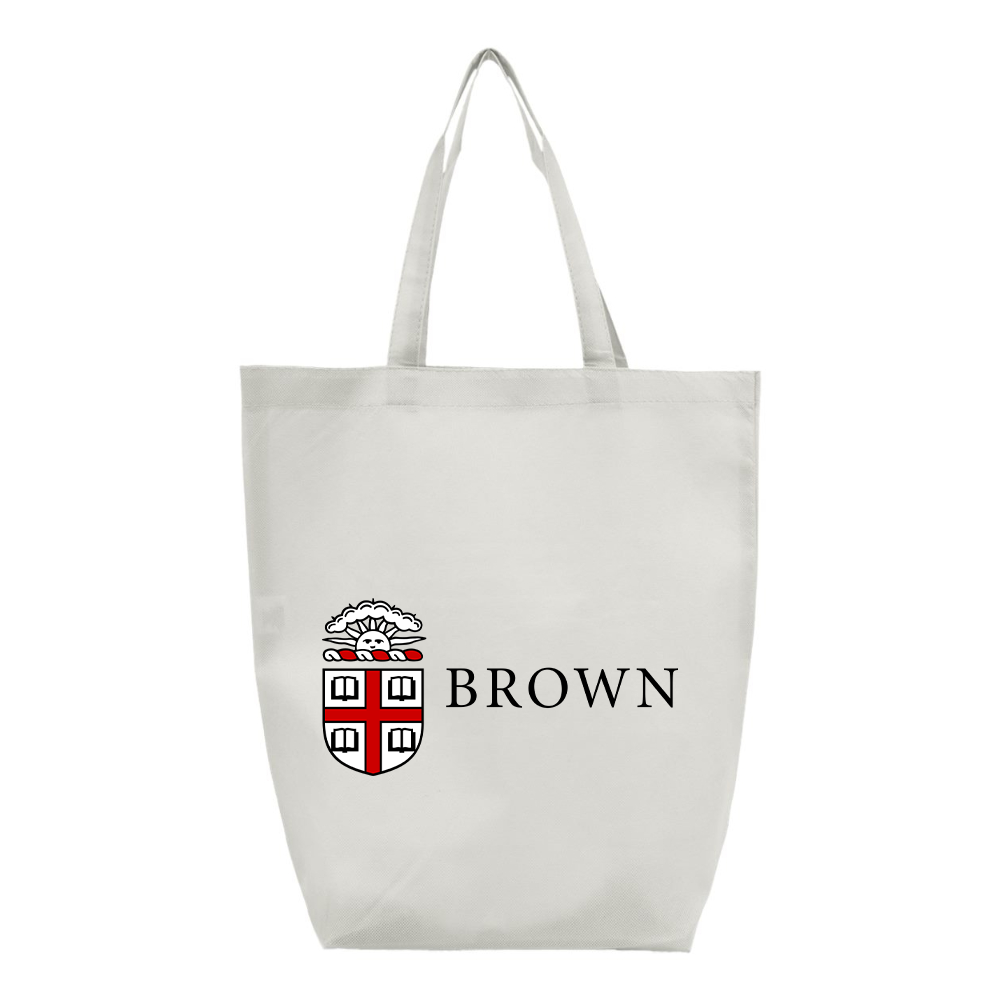 Brown University Q-Tees Non-Woven Gusset Bottom Tote