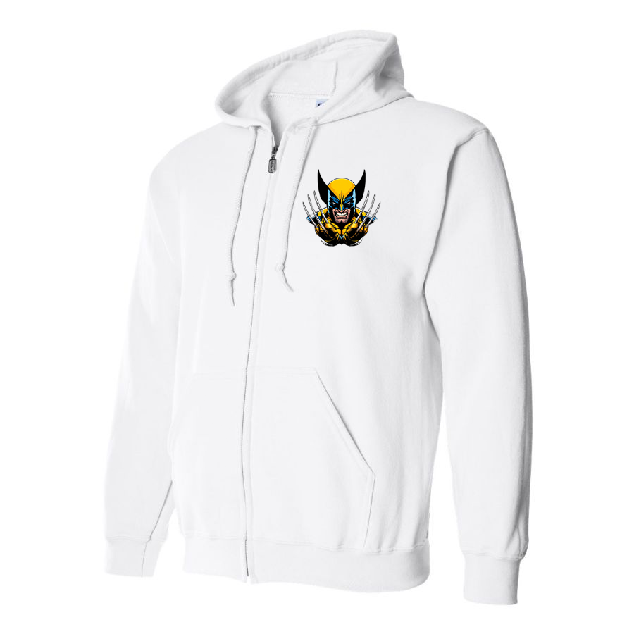 Men's Wolverine 2025 Art  Zipper Hoodie