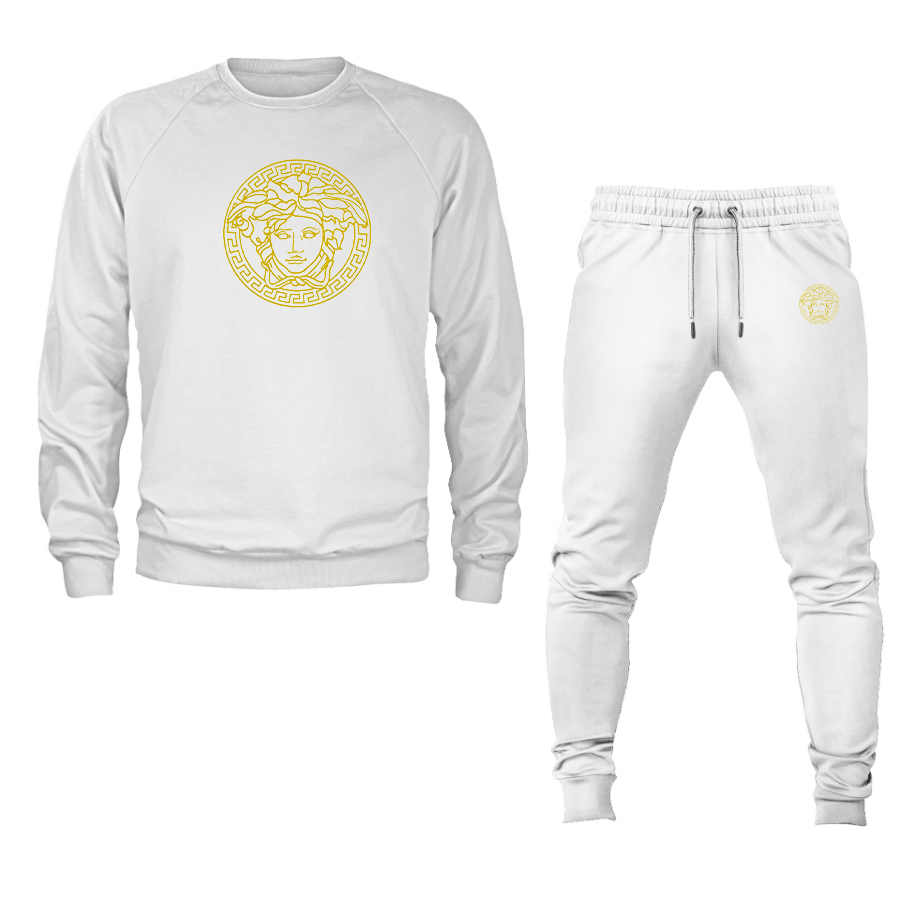 Men's Versace Thumbnail Crewneck Sweatshirt Joggers Suit