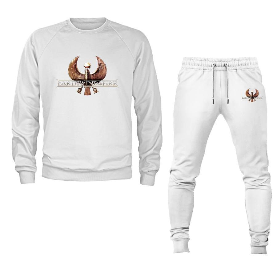Men's Earth Wind & Fire Crewneck Sweatshirt Joggers Suit