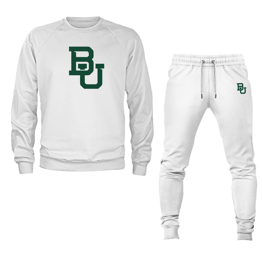 Men's Baylor Bears  Crewneck Sweatshirt Joggers Suit