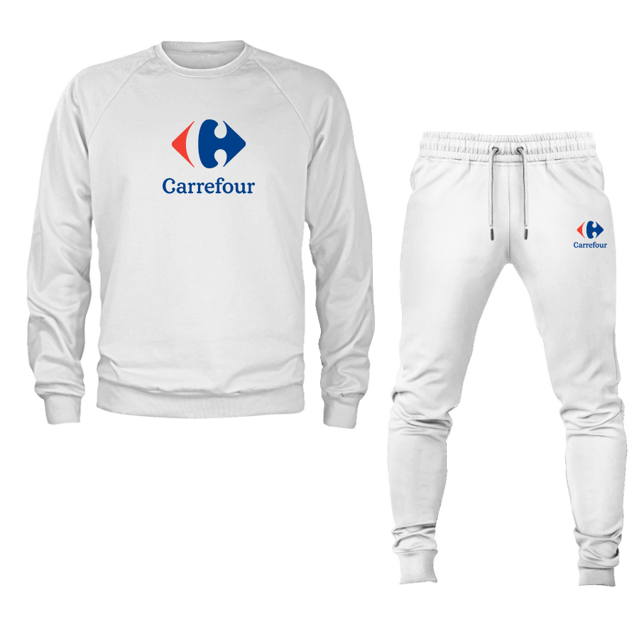 Men's  Carrefour Crewneck Sweatshirt Joggers Suit