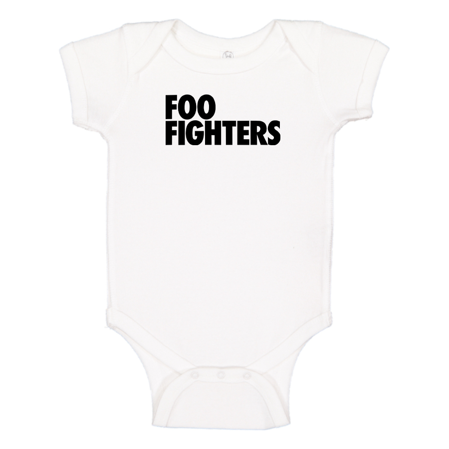 Foo Fighters Logo Baby Onesie Romper