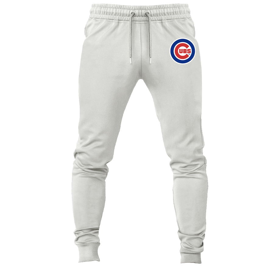 Men's Chicago Cubs Logo Sweatpants Joggers
