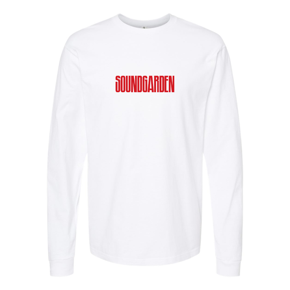 Men's Soundgarden Logo Cotton Long Sleeve T-Shirt