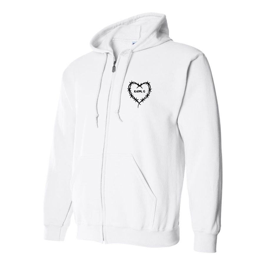 Men's KAROL G  Logo Zipper Hoodie