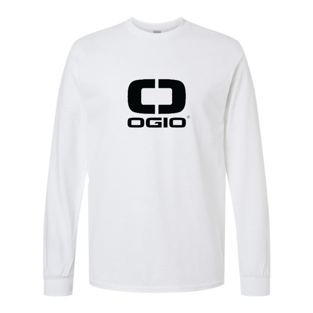 Men's Ogio Vertical   Gildan Heavy Cotton Long Sleeve T-Shirt