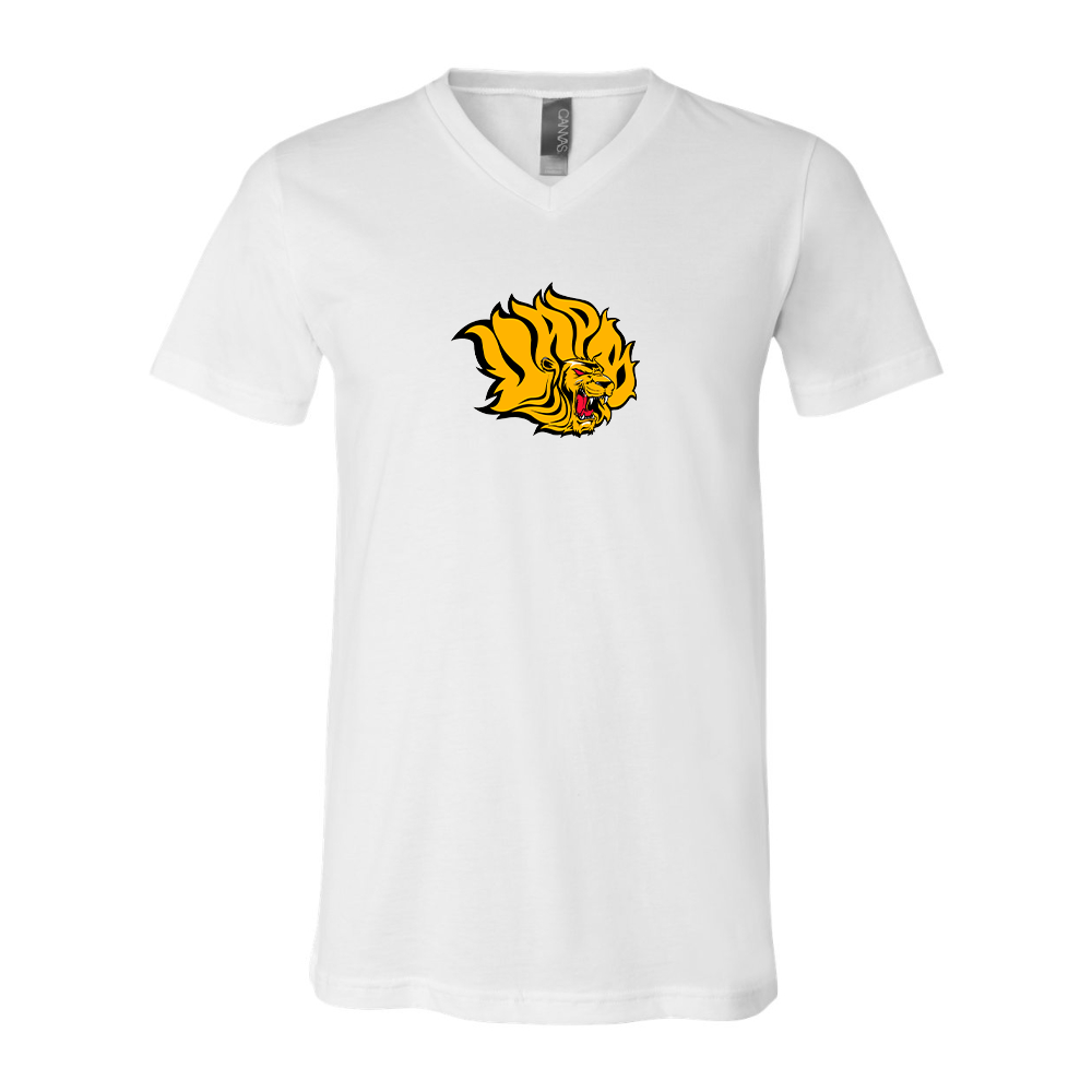 Arkansas PB Golden Lions  BELLA  CANVAS - Jersey V-Neck T-Shirt