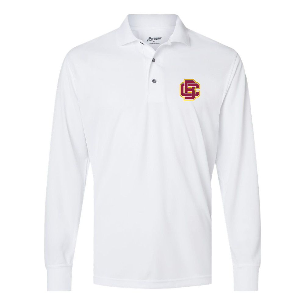 Men's  Bethune Cookman Wildcats Paragon Prescott Long Sleeve Polo