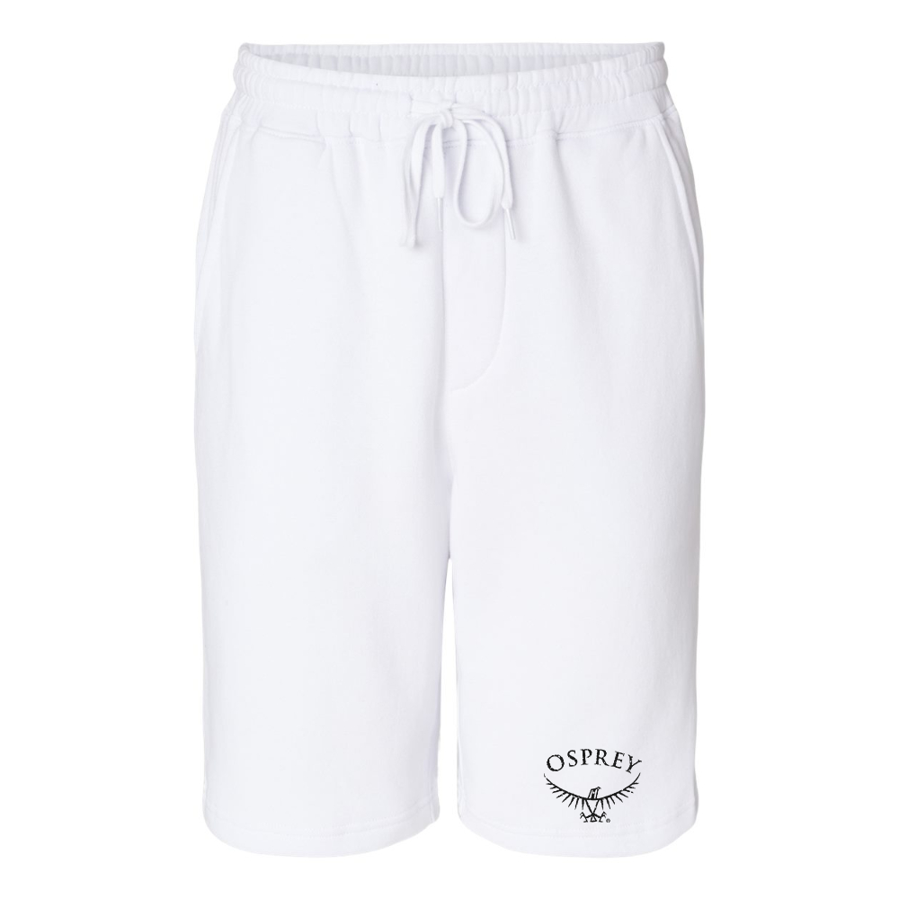 Men's Osprey Black Independent Trading Co Midweight Fleece Shorts