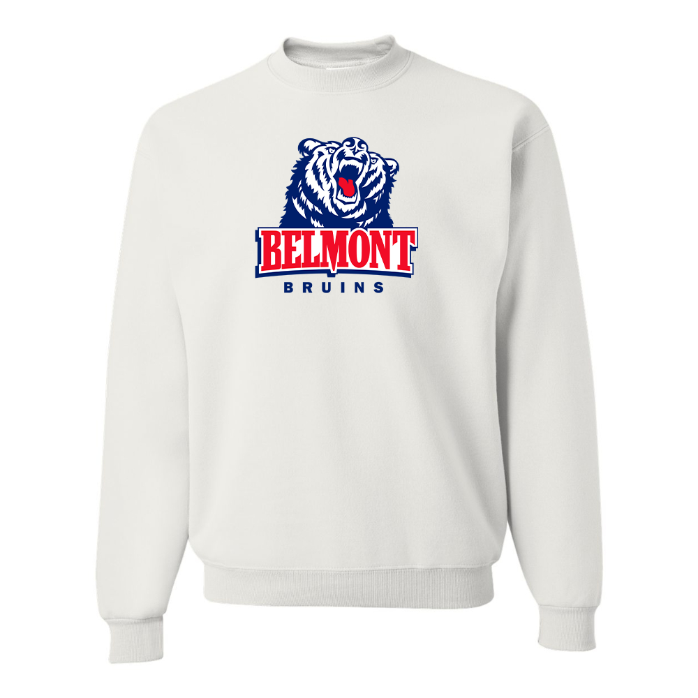 Men's Belmont Bruins JERZEES NuBlend Crewneck Sweatshirt