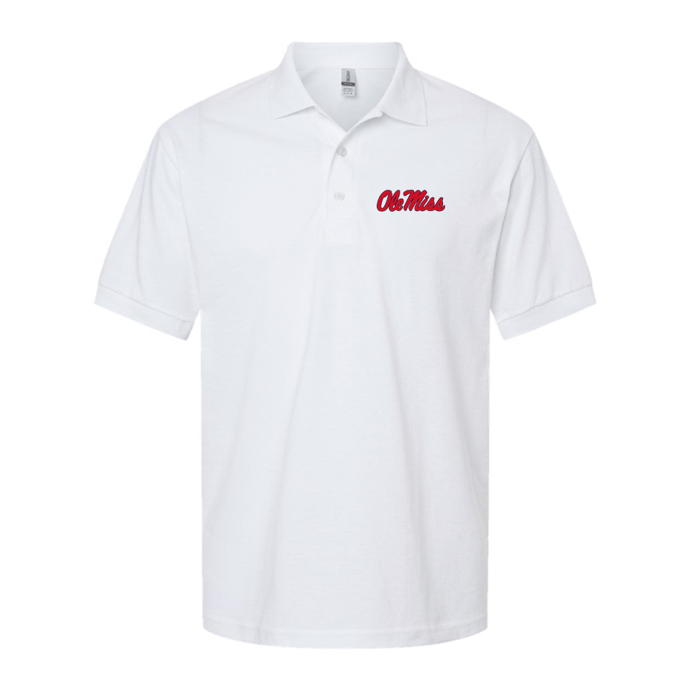Men's Mississippi Rebels  Logo  Dry Blend Polo
