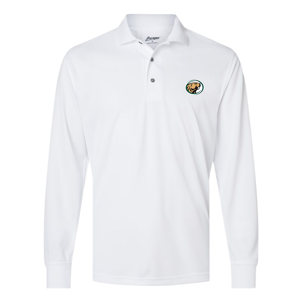 Men's   Bemidji State Beavers Paragon Prescott Long Sleeve Polo