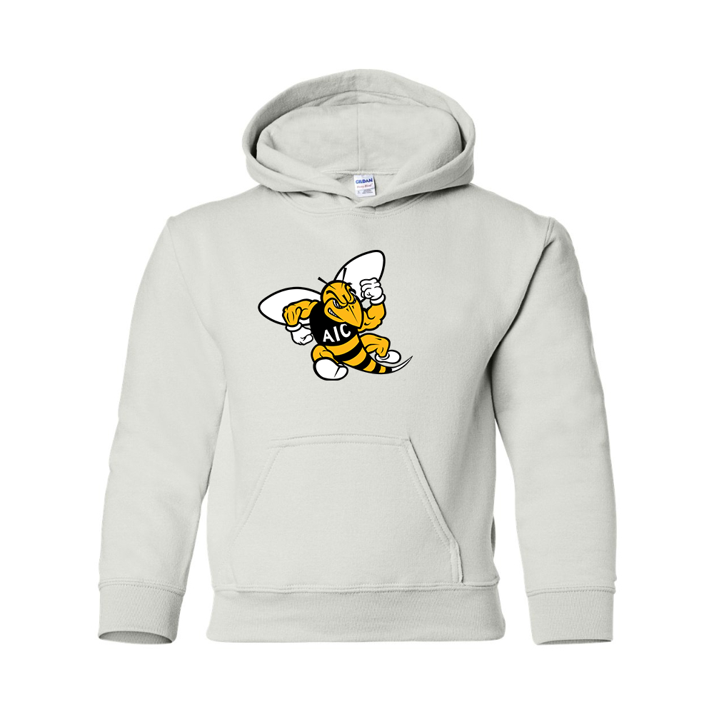 Youth AIC Yellow Jackets Gildan Heavy Blend  Hooded Sweatshirt