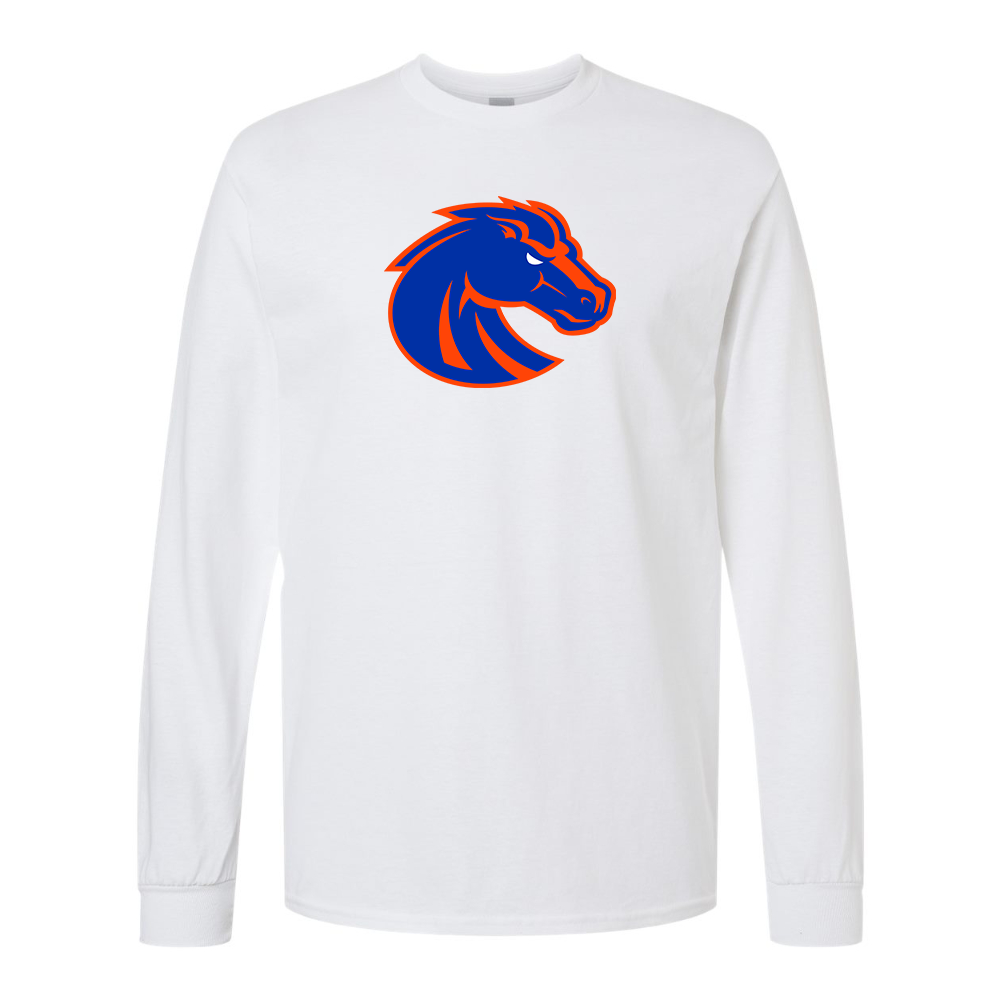 Men's Boise State Broncos  Gildan Heavy Cotton Long Sleeve T-Shirt