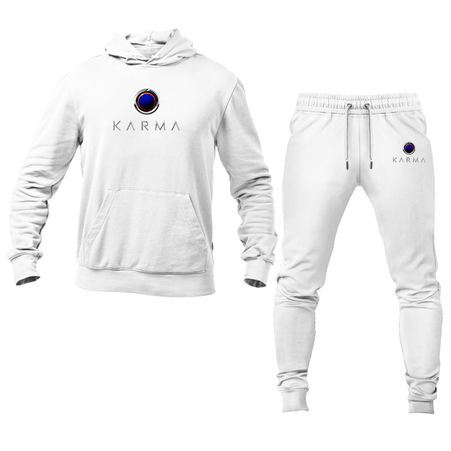 Men's Karma Logo Hoodie Joggers Set
