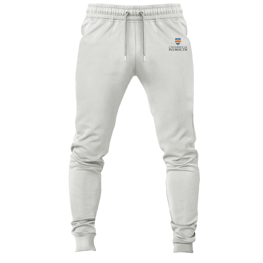 Men's University of Plymouth Logo  Sweatpants Joggers