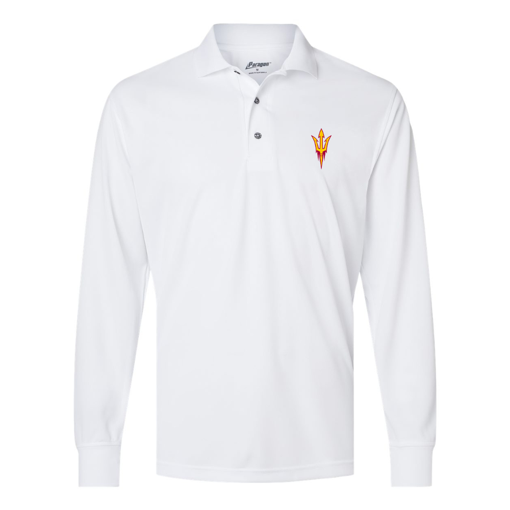 Men's Arizona State Sun Devils Paragon Prescott Long Sleeve Polo