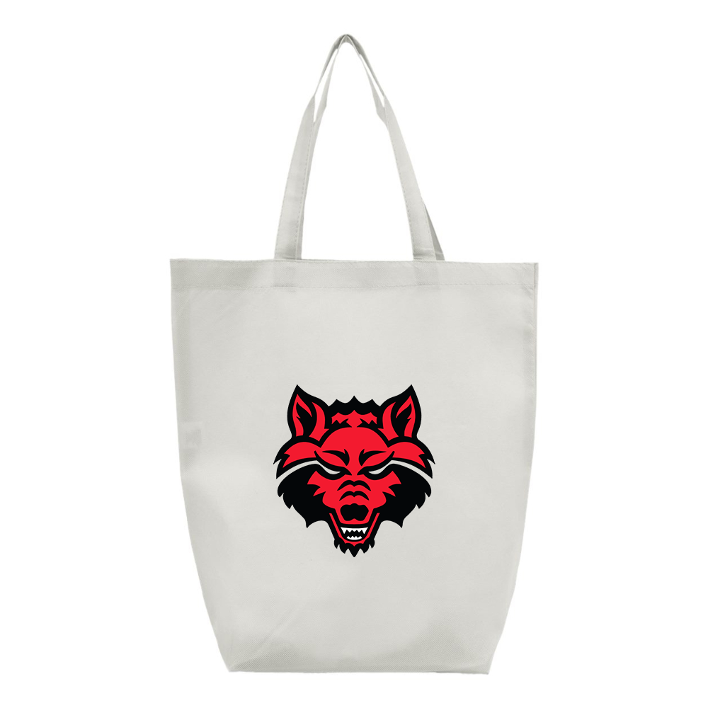 Arkansas State Red Wolves Q-Tees Non-Woven Gusset Bottom Tote
