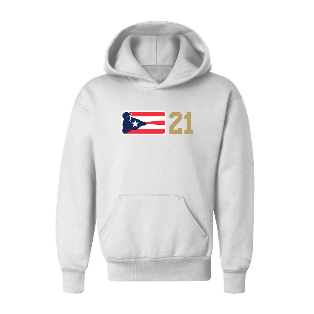 Youth  Liga de Beisbol Profesional Roberto Clemente Logo Pullover Hoodie