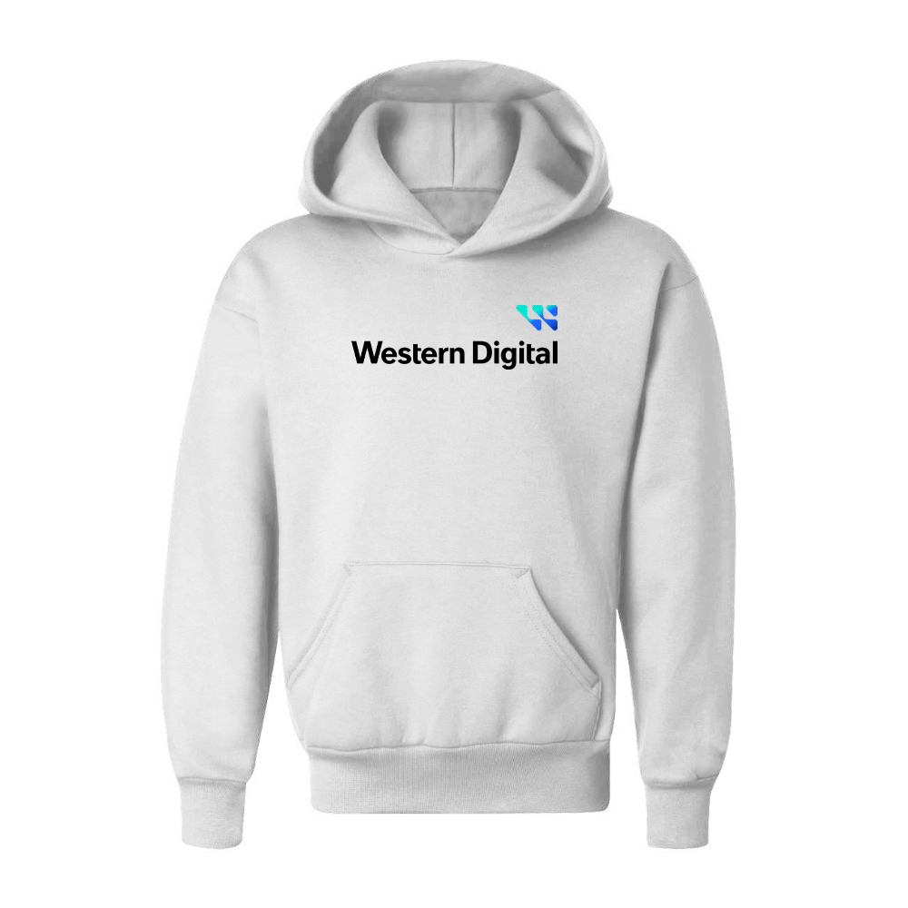 Youth Western Digital  Logo  Pullover Hoodie