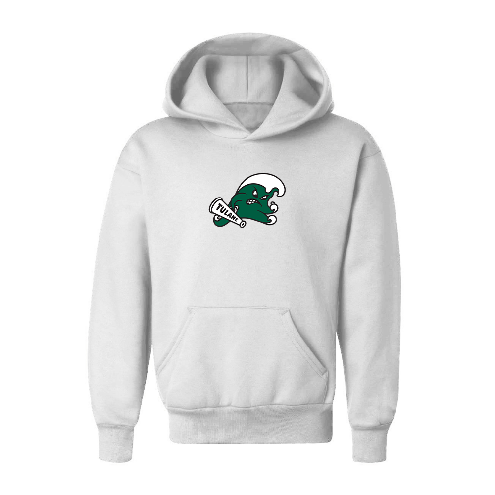 Youth Tulane Green Wave Logo  Pullover Hoodie