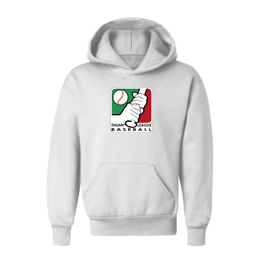 Youth  Italian Baseball League Logo Pullover Hoodie