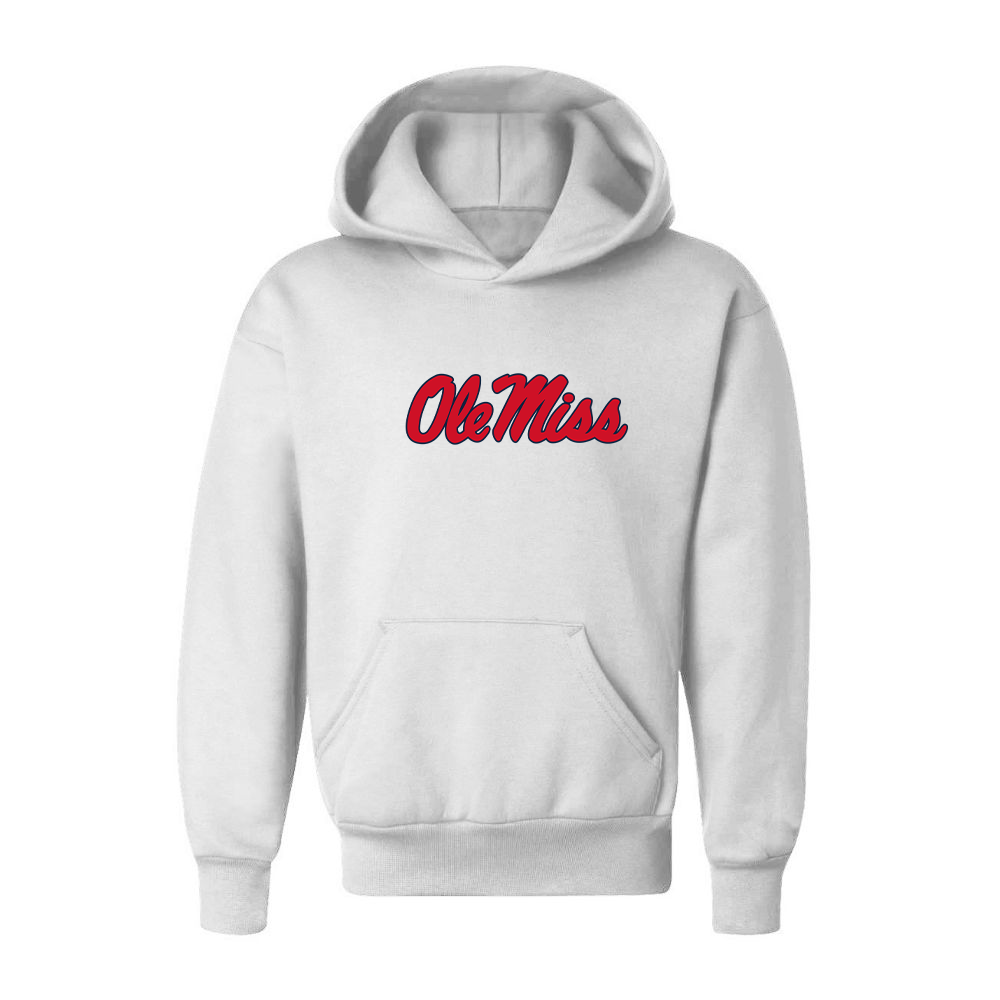 Youth Mississippi Rebels  Logo Pullover Hoodie
