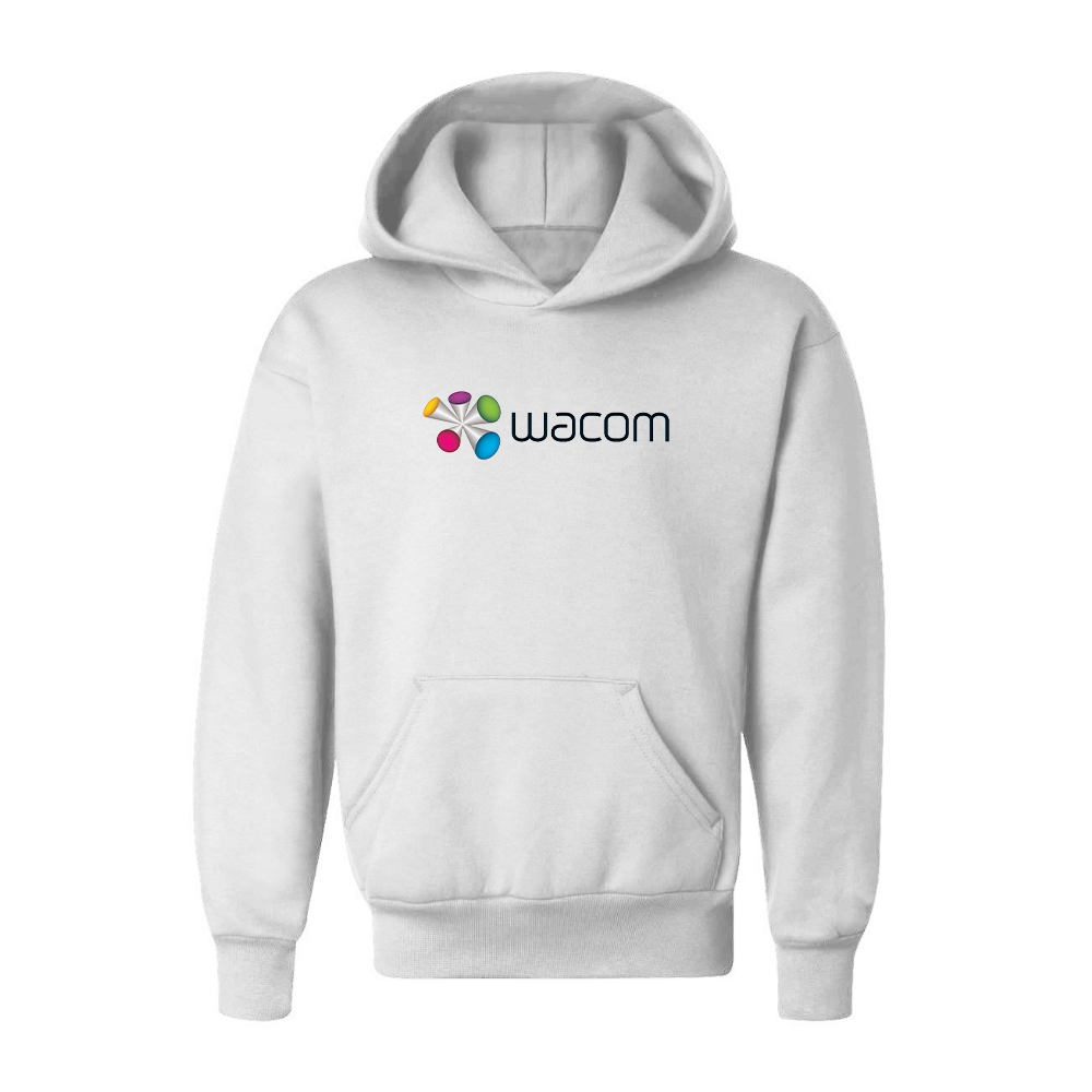 Youth Wacom  Logo  Pullover Hoodie