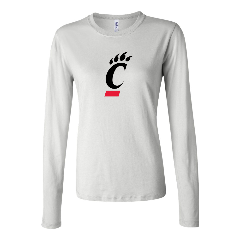 BELLA CANVAS Cincinnati Bearcats Jersey Long Sleeve Tee