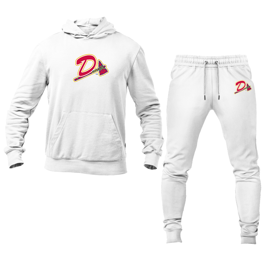 Men's Danville Braves Logo Hoodie Joggers Set