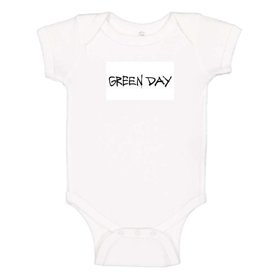 Green Day Logo Baby Onesie Romper