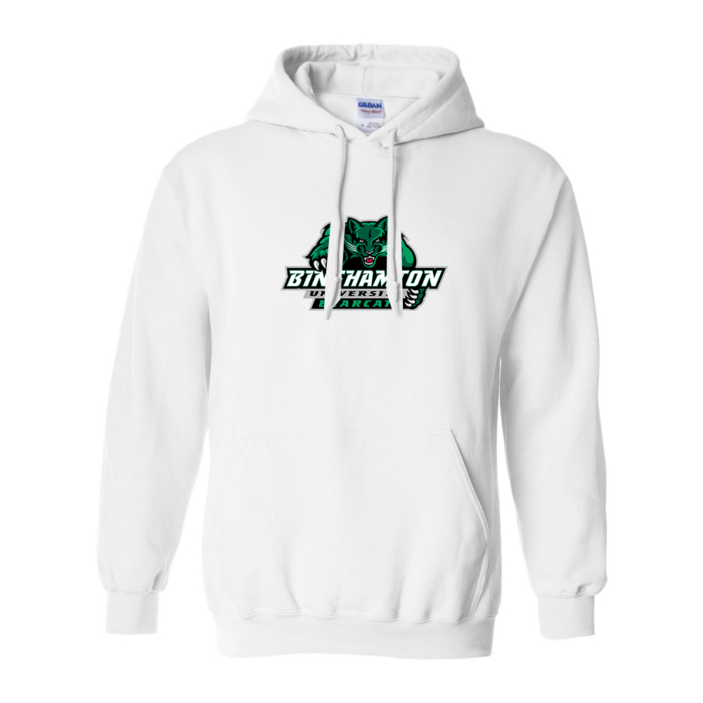 Men's Binghamton Bearcats  Gildan  Heavy Blend Hooded Sweatshirt