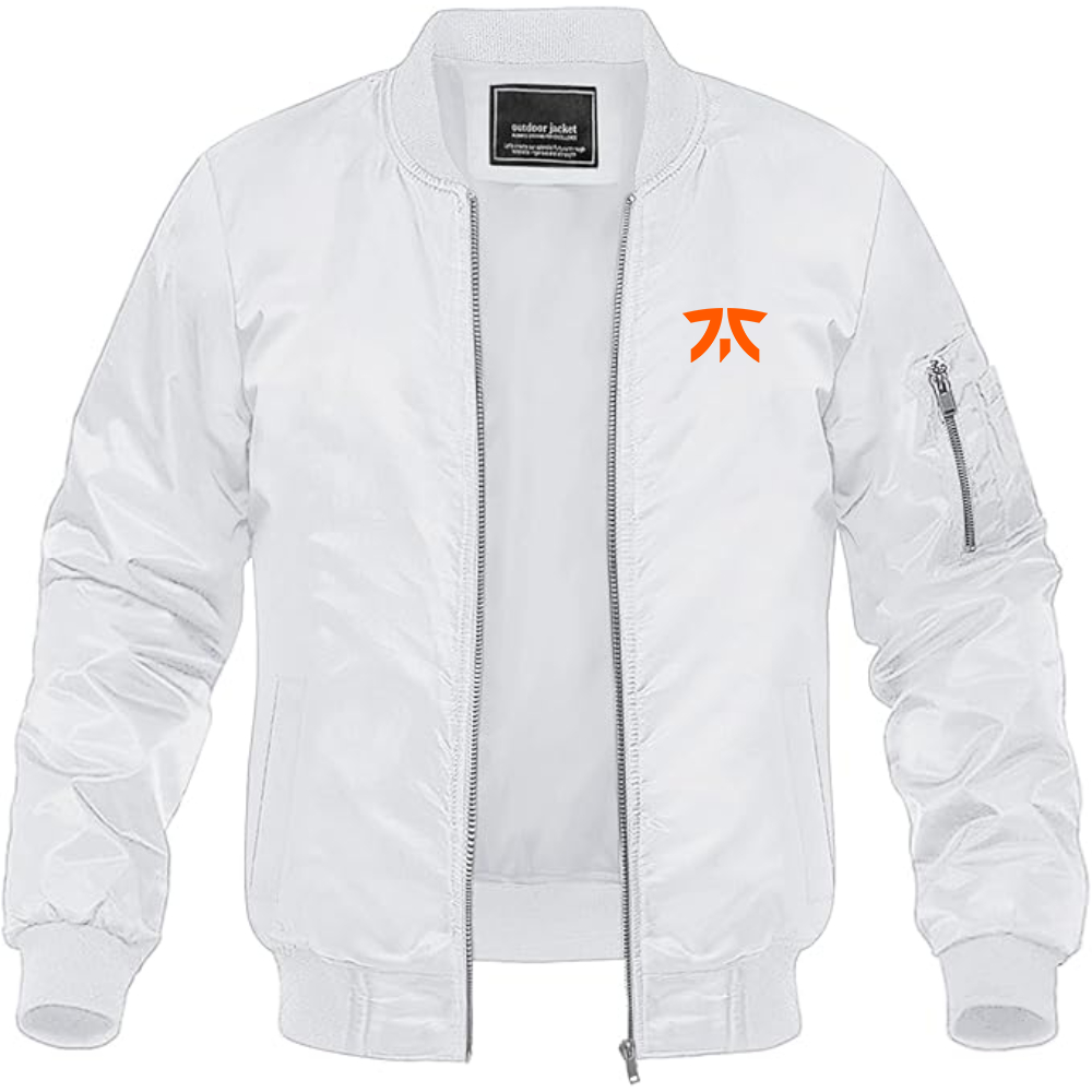 Men's Fnatic Thumbnail  Lightweight Bomber Jacket Windbreaker Softshell Varsity Jacket Coat