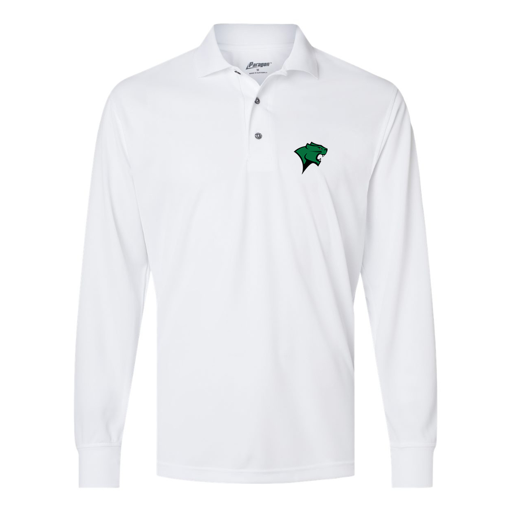 Men's Chicago State Cougars  Paragon Prescott Long Sleeve Polo