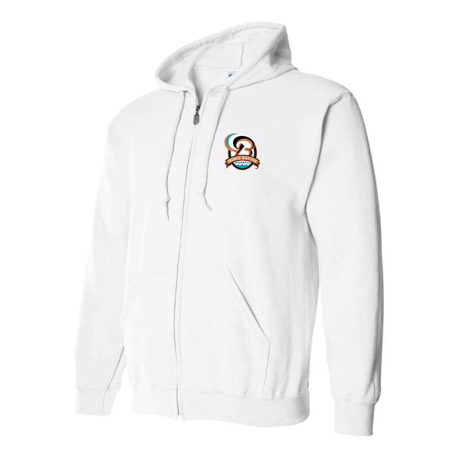 Men's Bowie BaySox Logo Zipper Hoodie