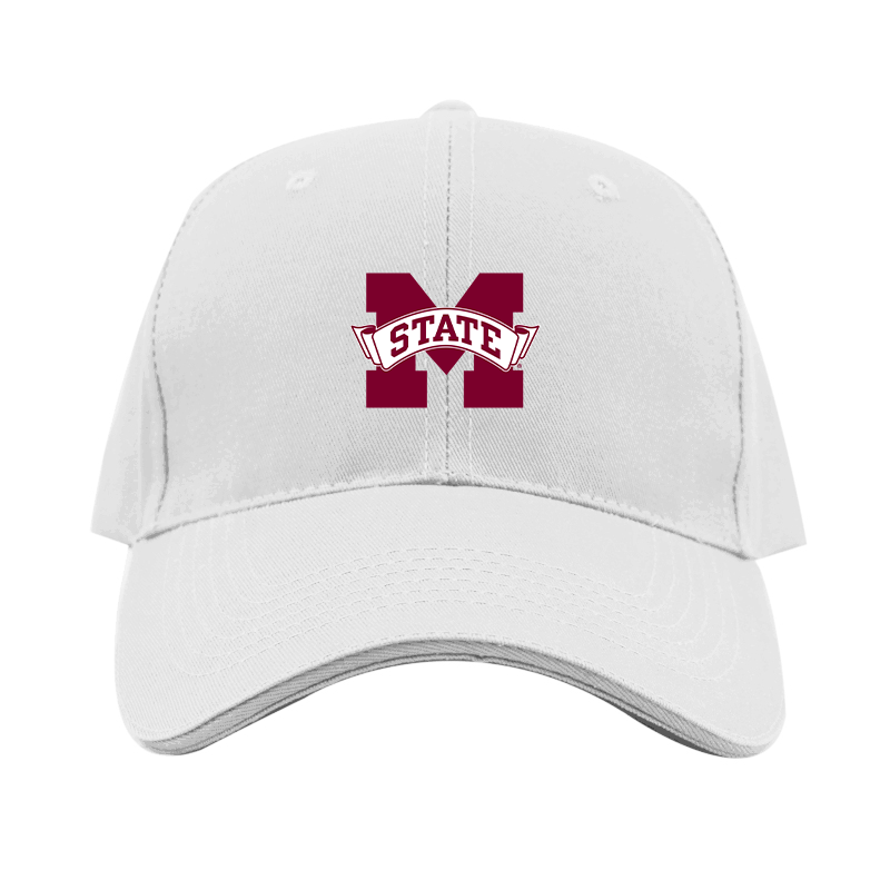 Mississippi State Bulldogs Logo Dad Baseball Cap Hat
