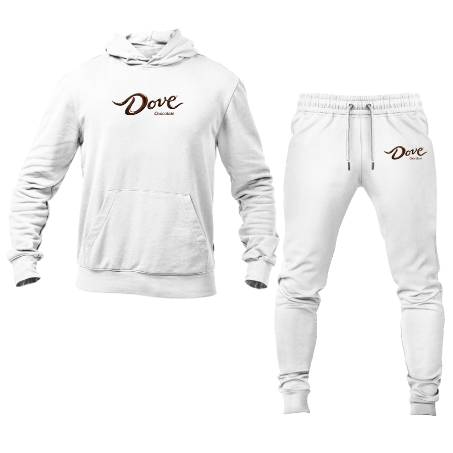 Men's Dove Сhocolate Logo Hoodie Joggers Set