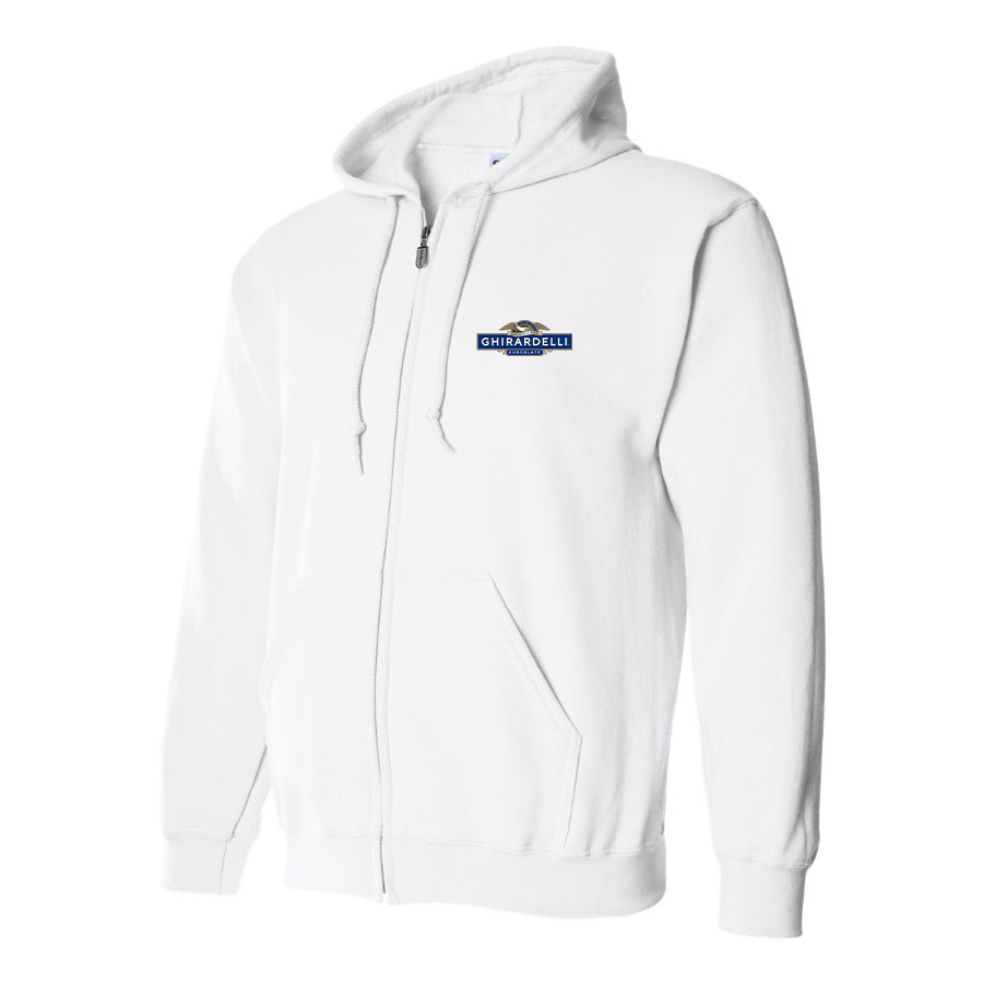 Men's Ghirardell Logo Zipper Hoodie