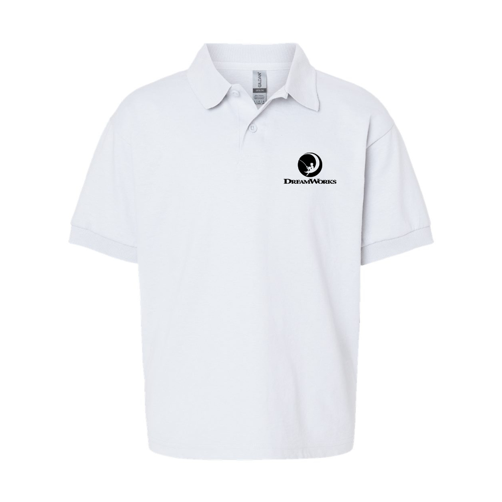 Youth  Dreamworks  Gildan Dry Blend Jersey Polo