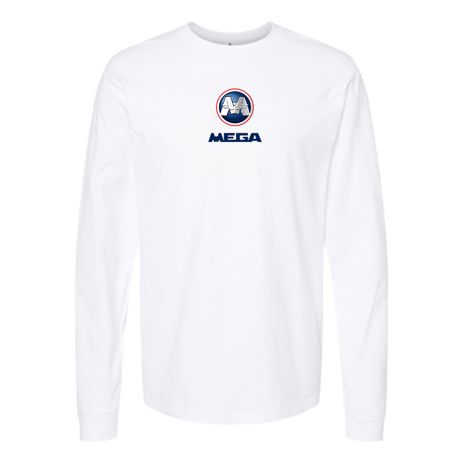 Men's Aixam Mega Logo Cotton Long Sleeve T-Shirt