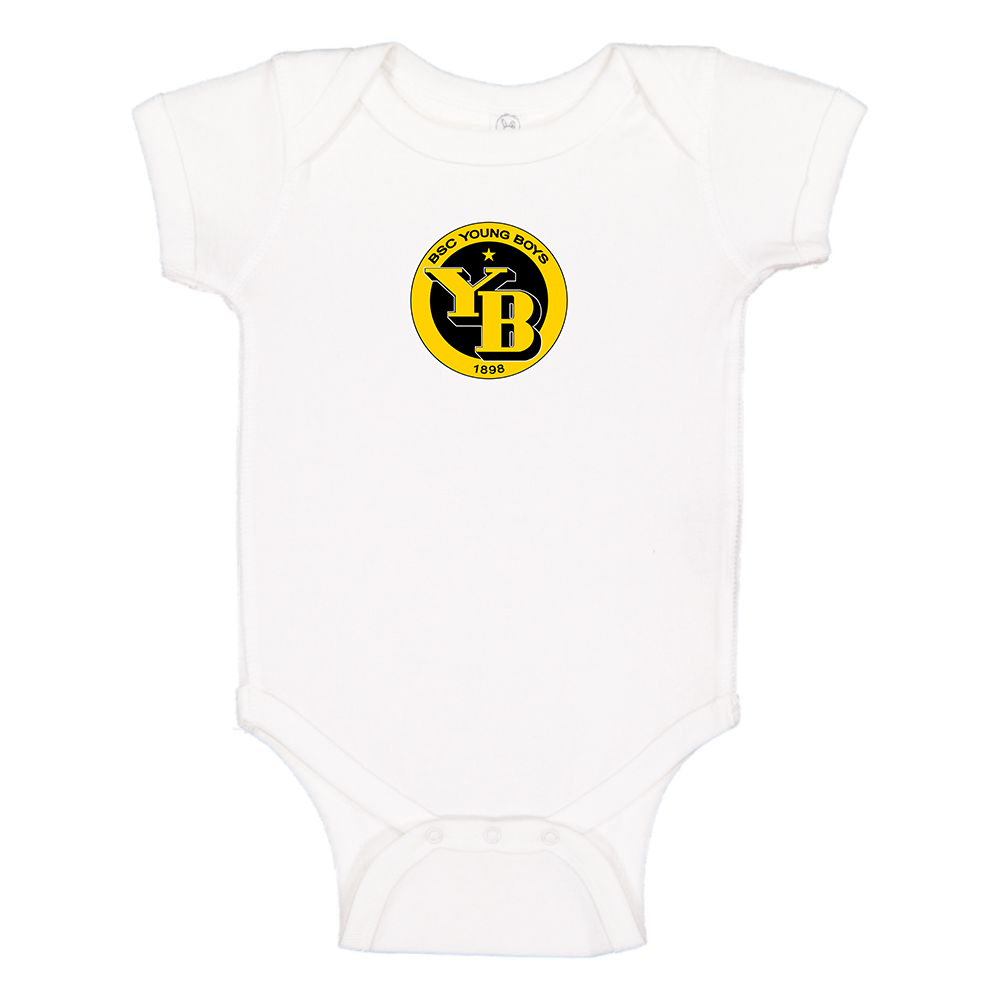 Young Boys Soccer Baby Onesie Romper