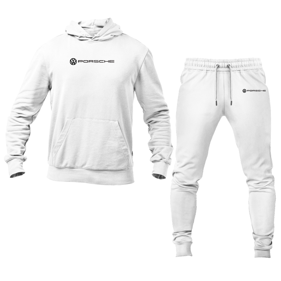 Men's VW Porsche  Logo Hoodie Joggers Set