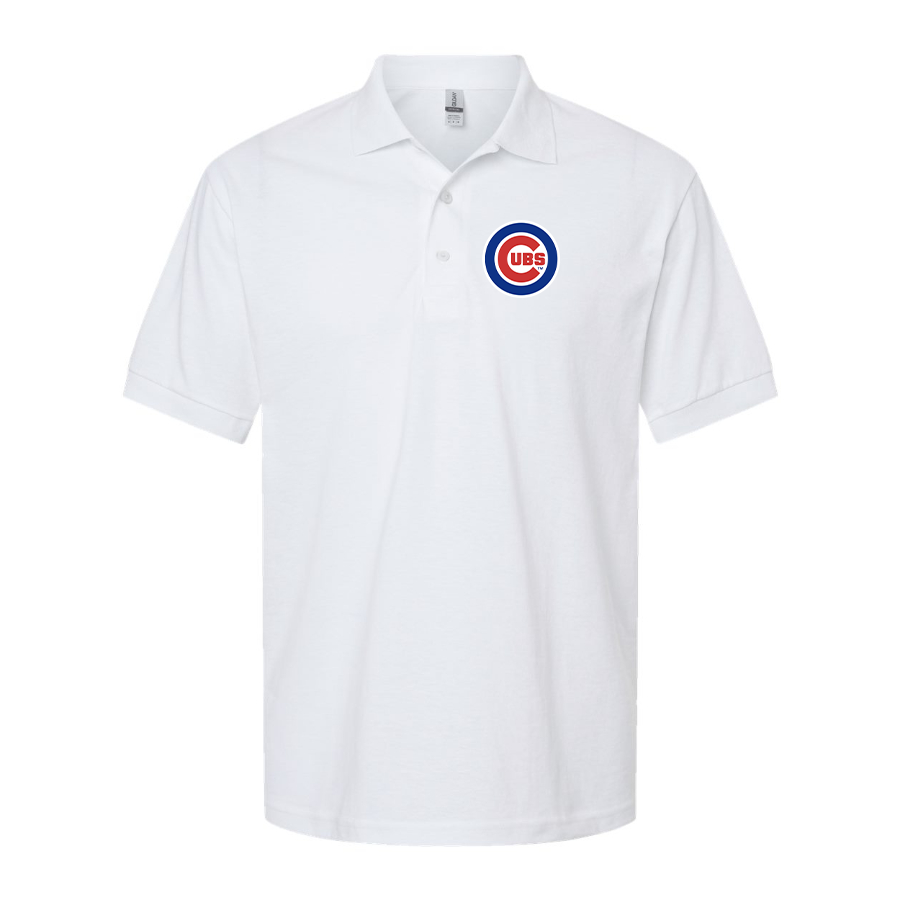 Men's Chicago Cubs Logo Dry Blend Polo