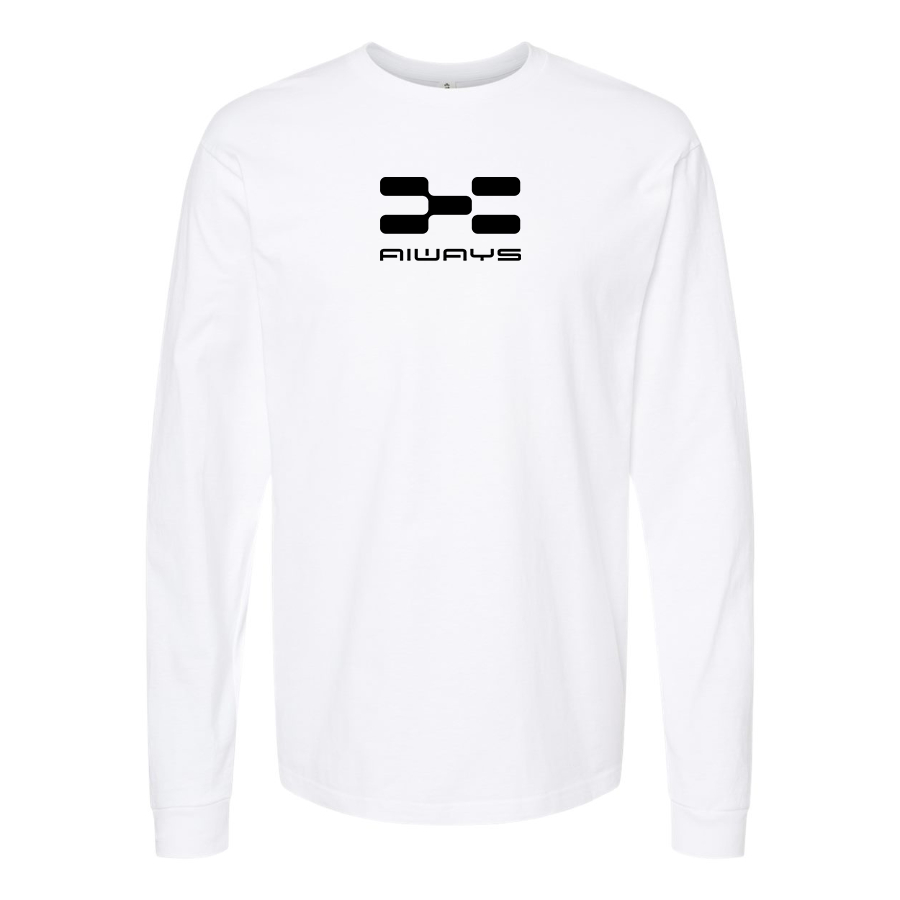 Men's Aiways Logo Cotton Long Sleeve T-Shirt