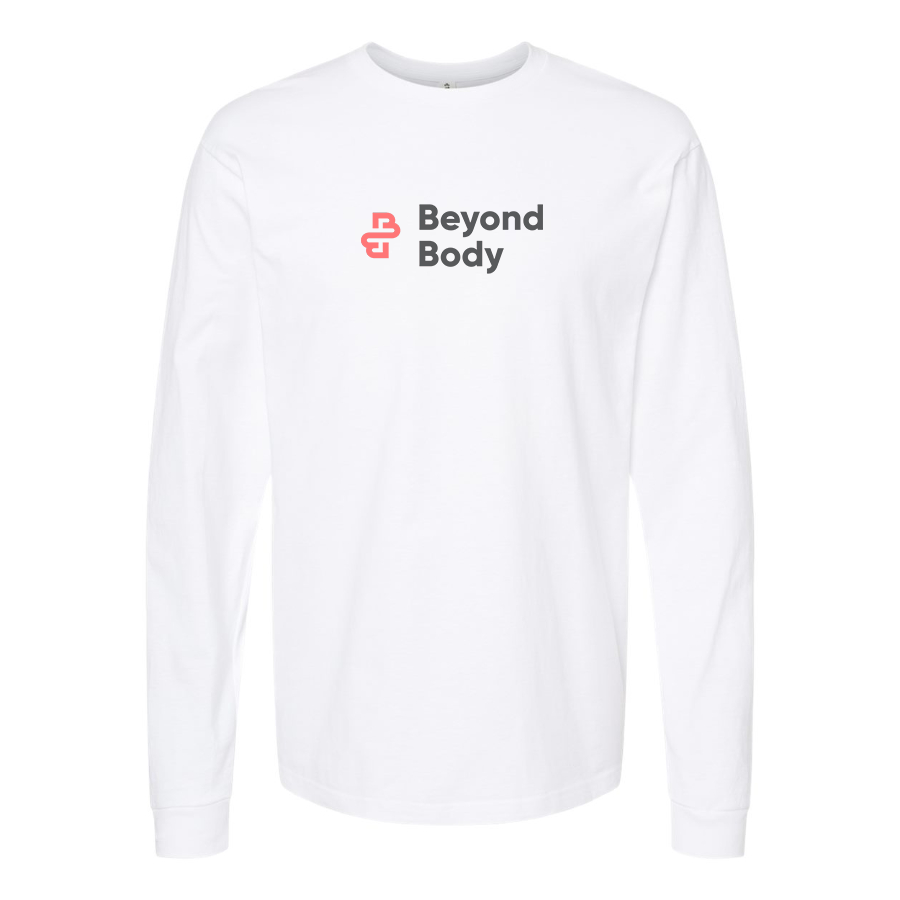 Men's Byond Body Logo Cotton Long Sleeve T-Shirt