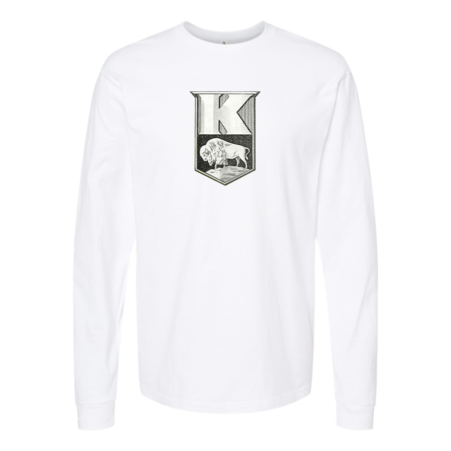 Men's Kaiser  Logo Cotton Long Sleeve T-Shirt